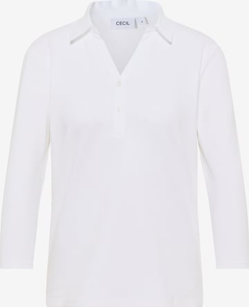 CECIL Poloshirt in Weiß: Vorderseite