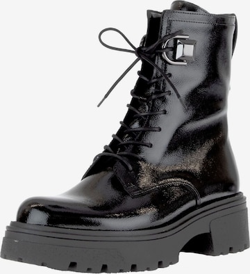 GABOR Schnürstiefelette in Schwarz: Vorderseite
