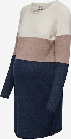 Only Maternity Neulemekko 'OLMLillo' värissä sininen: etupuoli