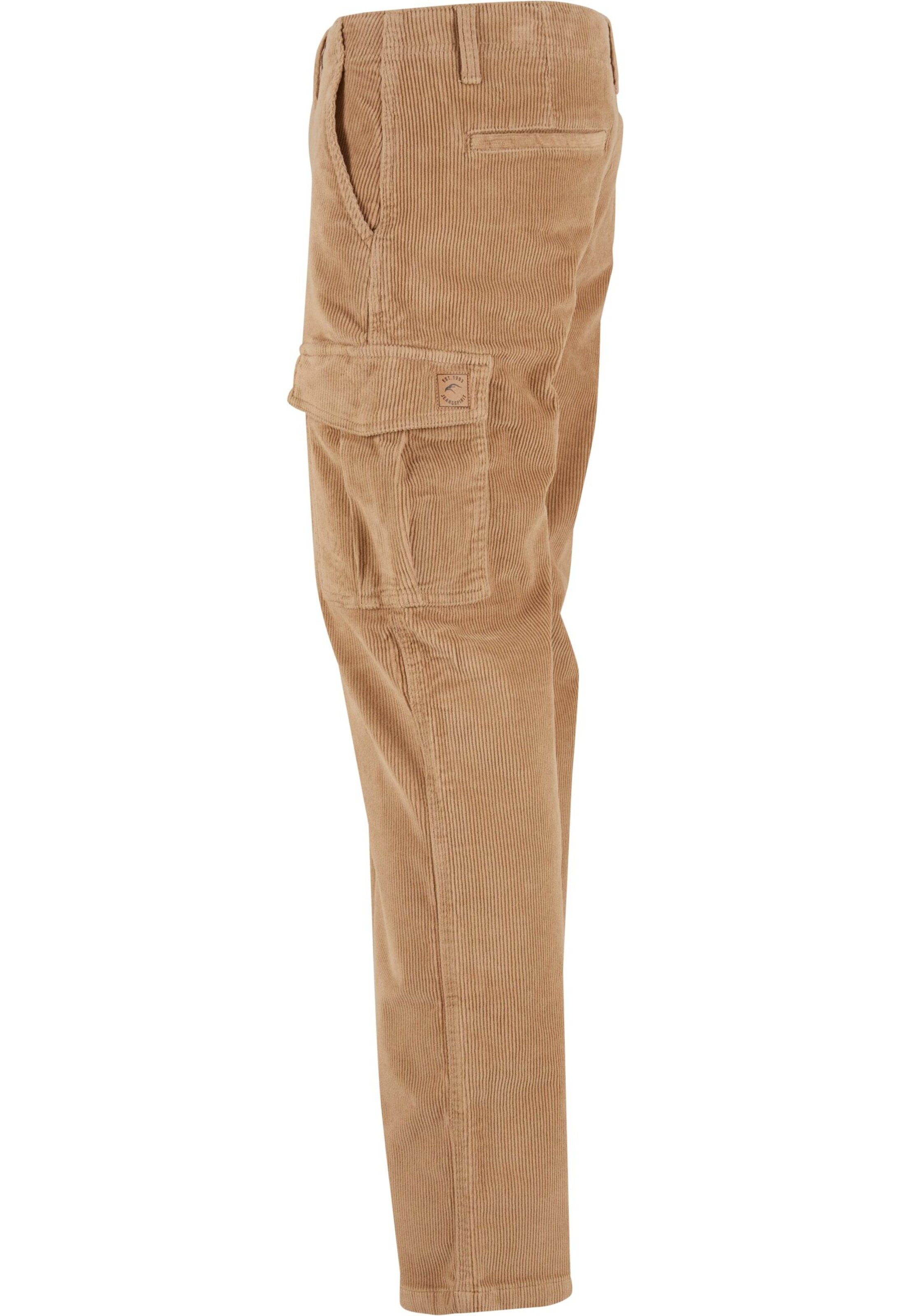 INDICODE JEANS Regular Trousers 'Jamo' in Beige