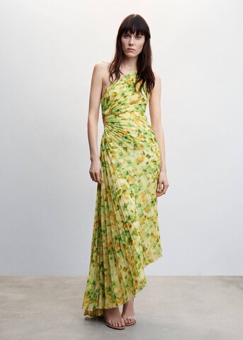 MANGO Cocktail Dress 'Claudia' in Yellow