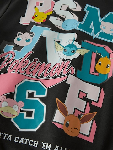 NAME IT Majica 'NKFJYLA POKEMON' | črna barva