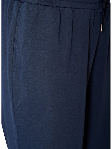 Zizzi Regular Hose 'Flamela' in Blau