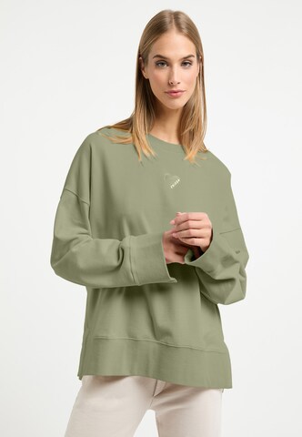 Frieda & Freddies NY Sweatshirt in Green: front