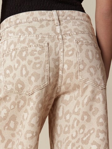 Wide Leg Jean Next en beige