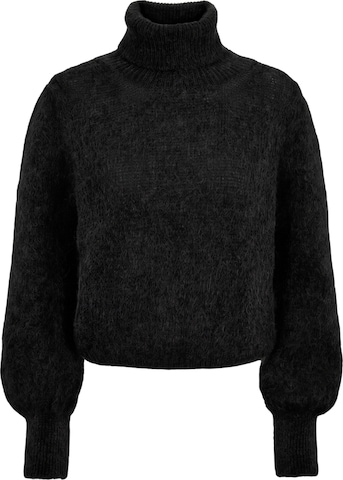 americandreams Oversizepullover 'Piro' in Schwarz: Vorderseite
