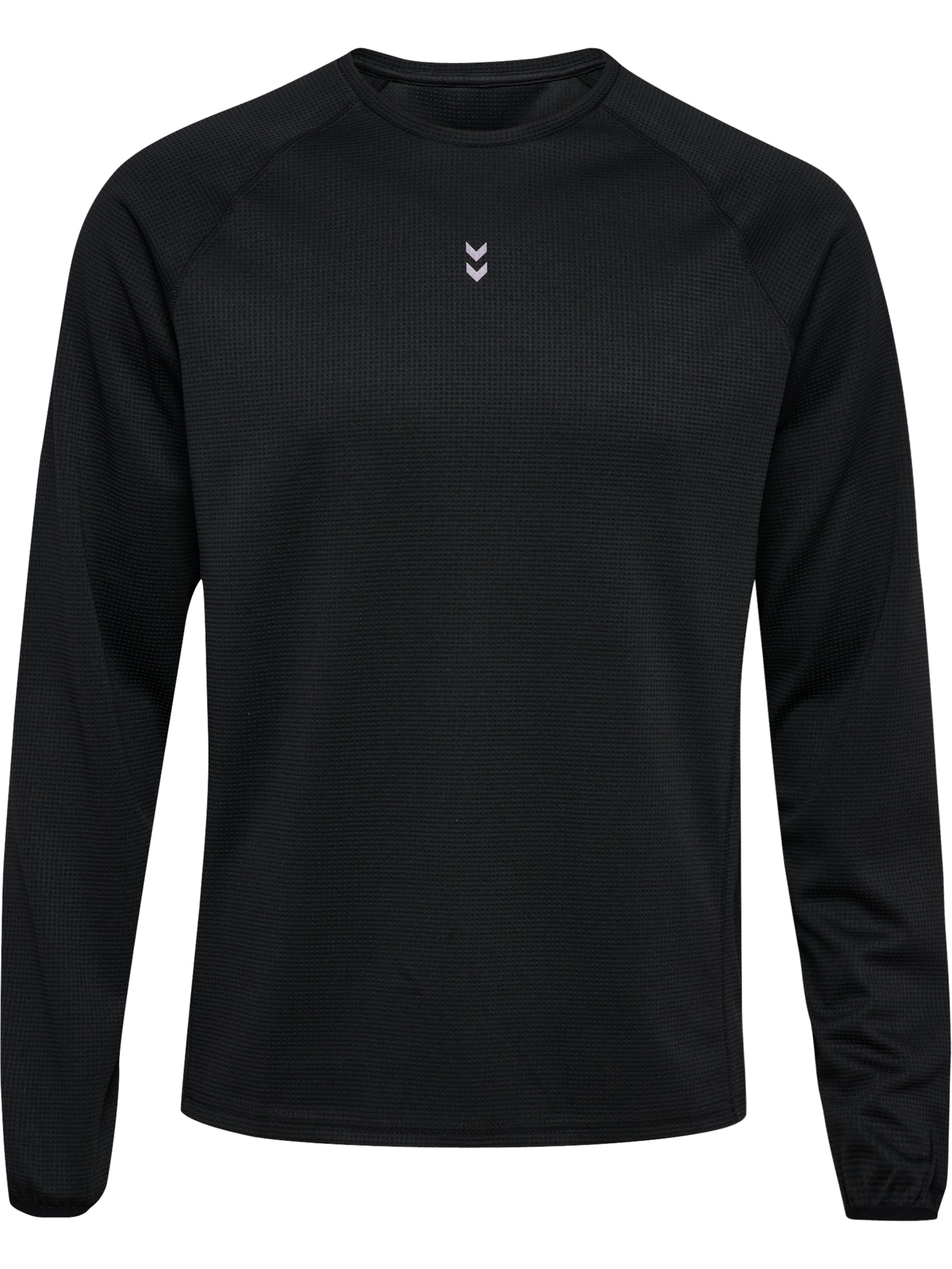 Hummel Funktionsskjorte 'PULSE PERFORMANCE MIDLAYER' i sort: forside