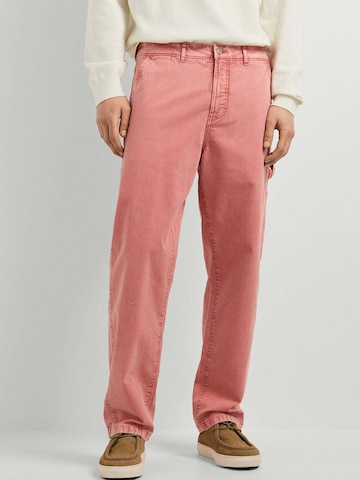 Pepe Jeans Loose fit Chino Pants in Red: front