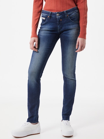 Herrlicher Skinny Jeansy w kolorze niebieski: przód