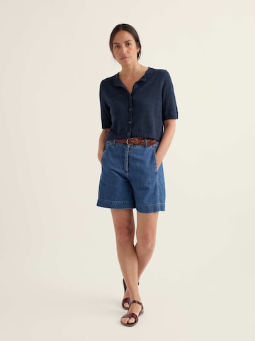 Cardigan 'Wild Thyme' Seasalt Cornwall en bleu
