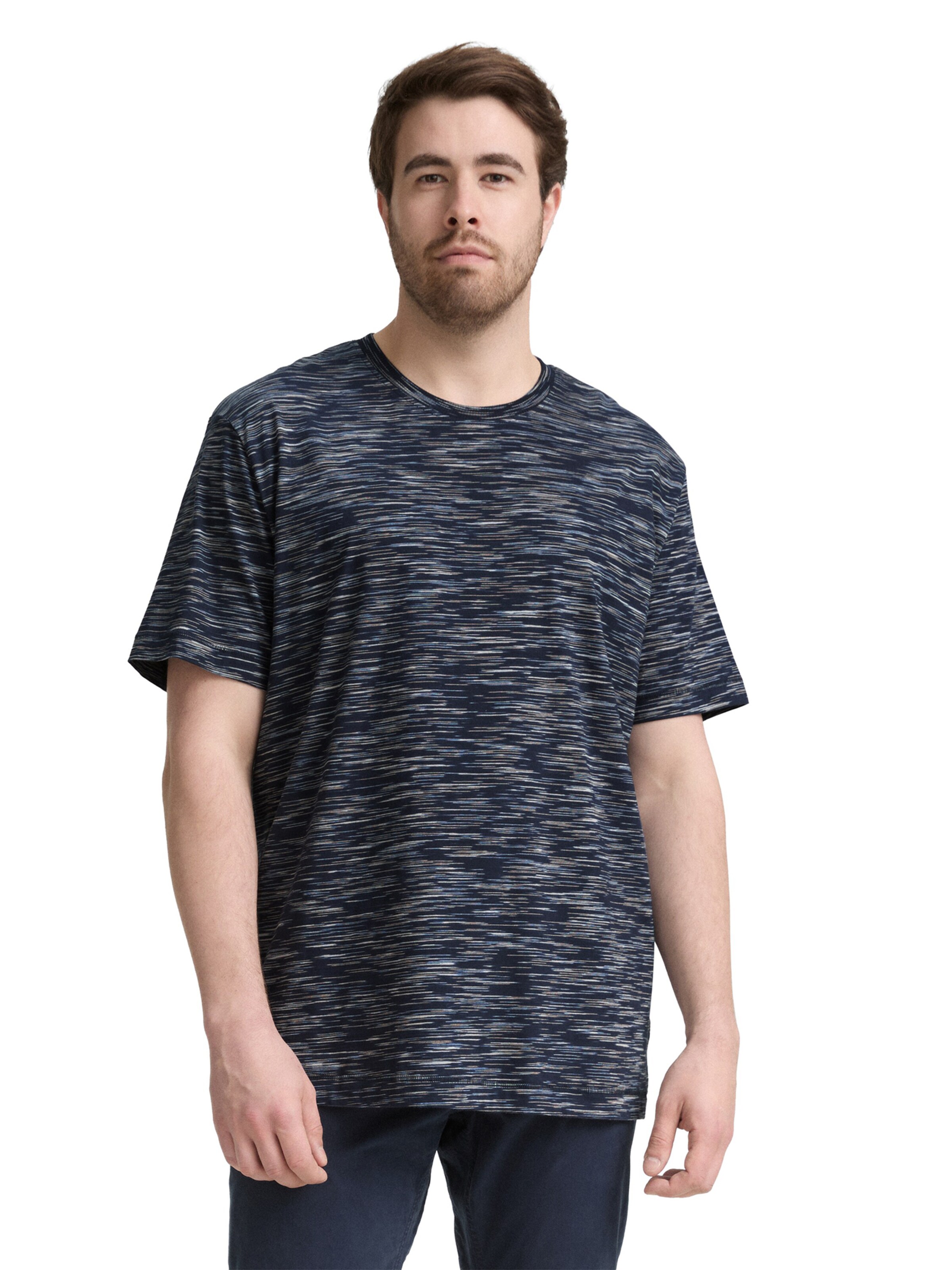 TOM TAILOR Men + Футболка в Синий: спереди