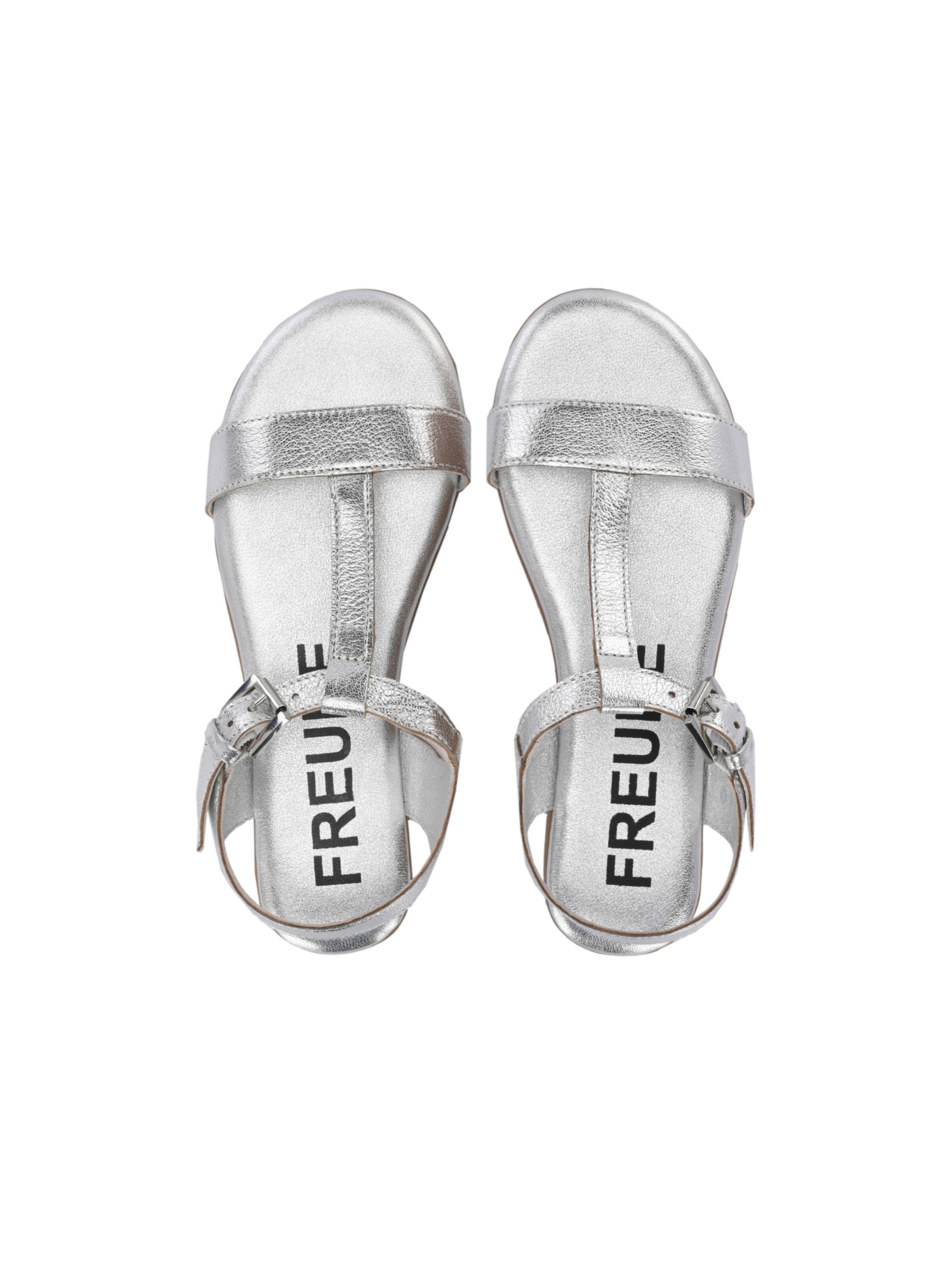 FREUDE Sandalen met riem 'Alea' in Zilver