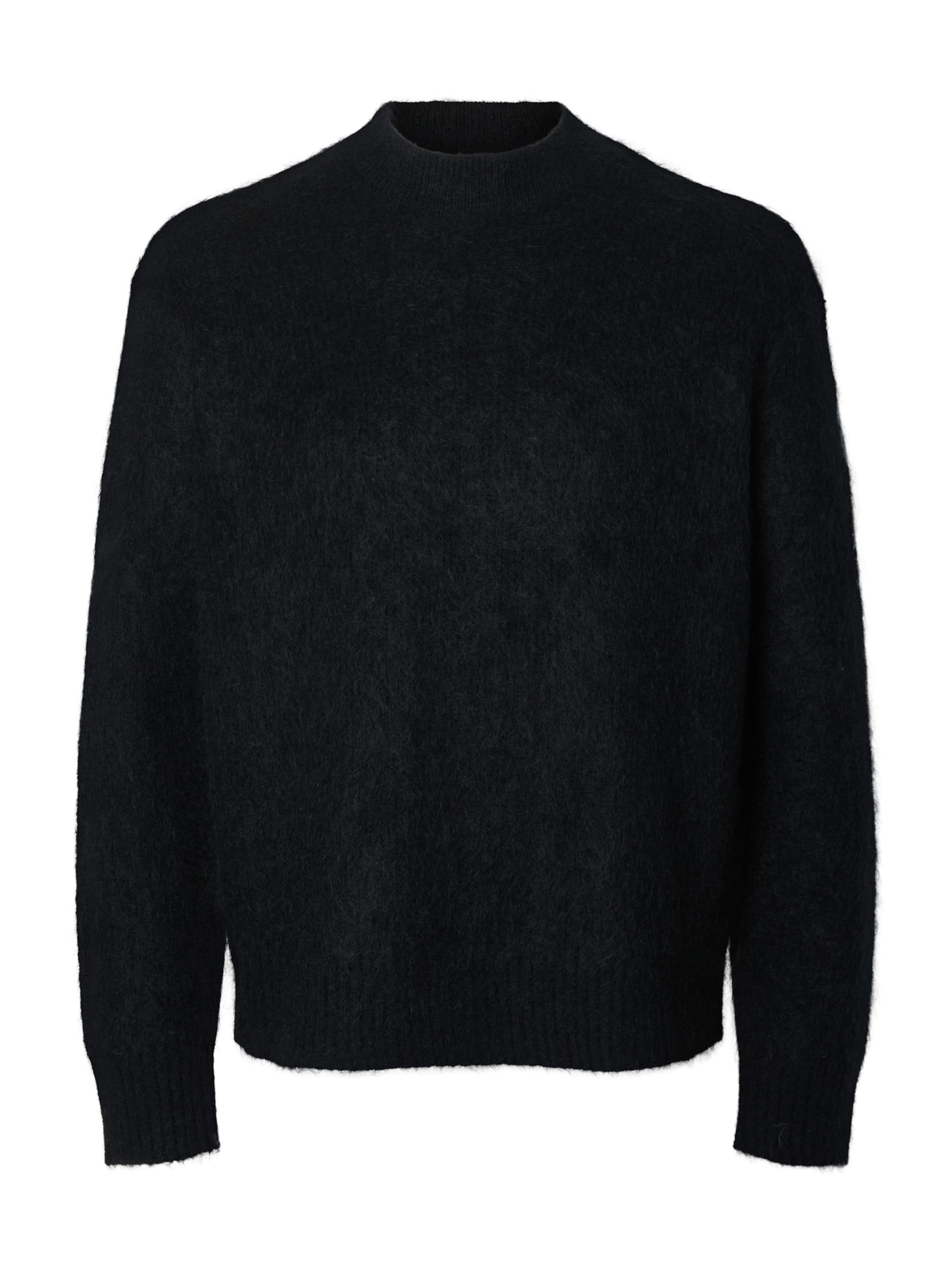 SELECTED - Jersey 'SLMMEIS' en negro: frente