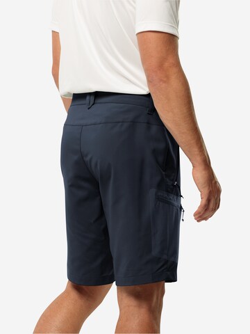 JACK WOLFSKIN Regular Sportshorts 'ACTIVE TRACK' in Blau