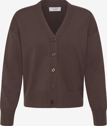 b.young Strickjacke 'MORLA' in Braun: Vorderseite