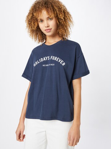 Herrlicher T-Shirt 'Stina' in Blau: predná strana