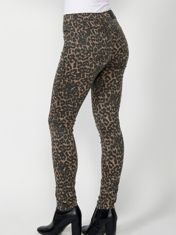 KOROSHI Skinny Jeans in Green