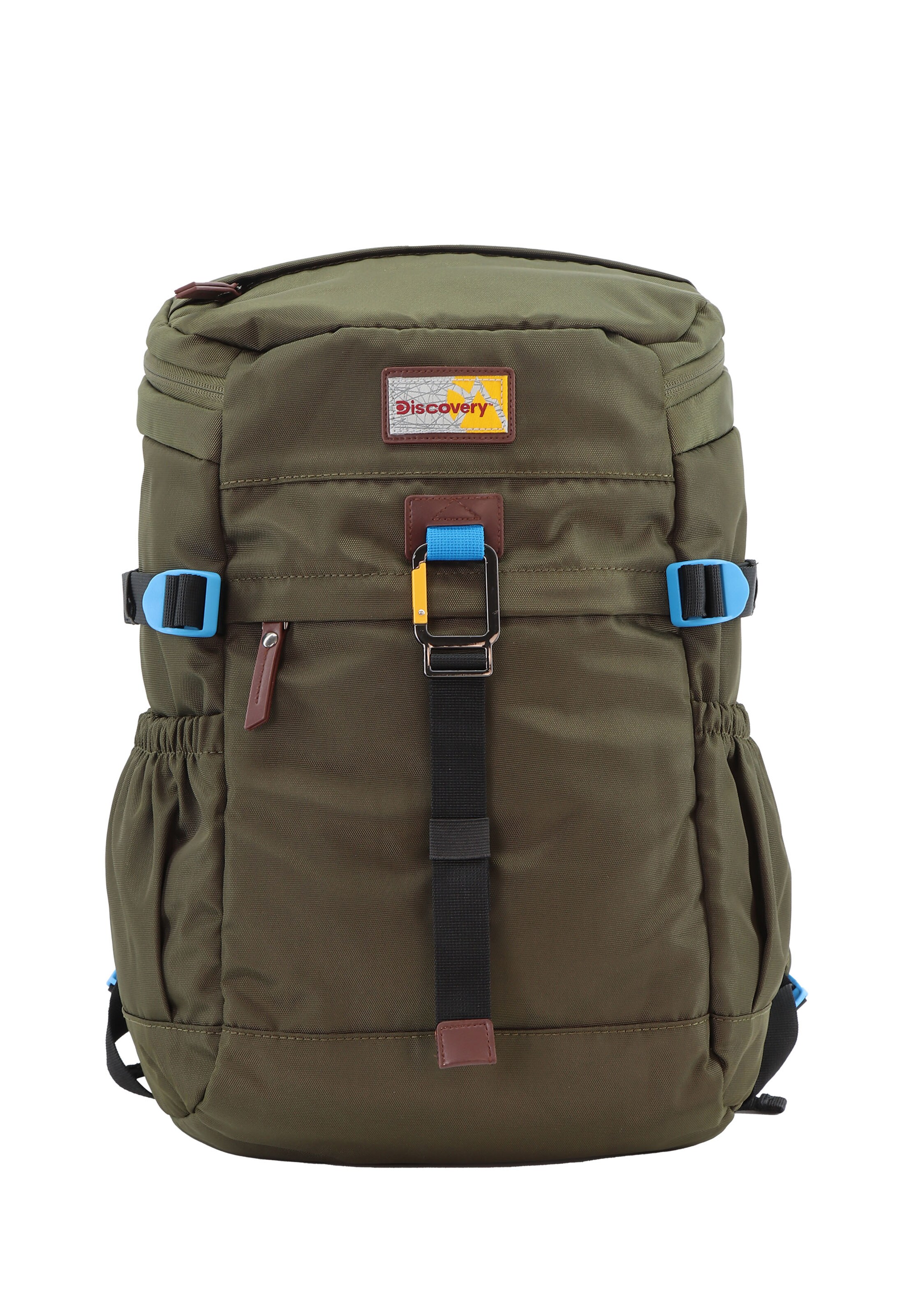Discovery Rucksack in Braun: Vorderseite