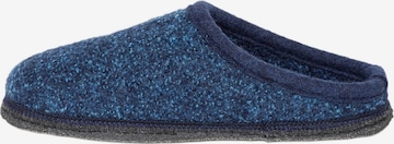 Gottstein Slippers 'Wool Venture' in Blue: front