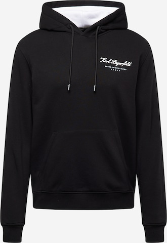 Karl Lagerfeld Sweatshirt in Zwart: voorkant