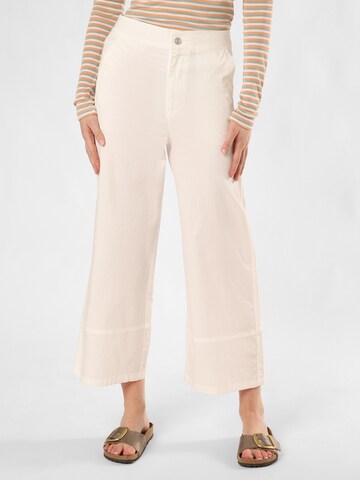 Wide Leg Pantalon harem Marie Lund en beige : devant