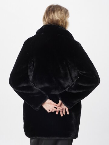 Misspap Between-Seasons Coat in Black