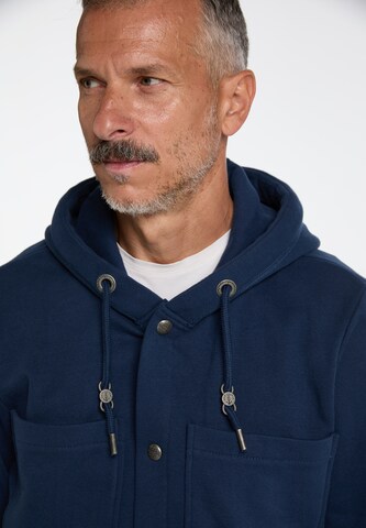 DreiMaster Vintage Sweat jacket 'Takelage' in Blue