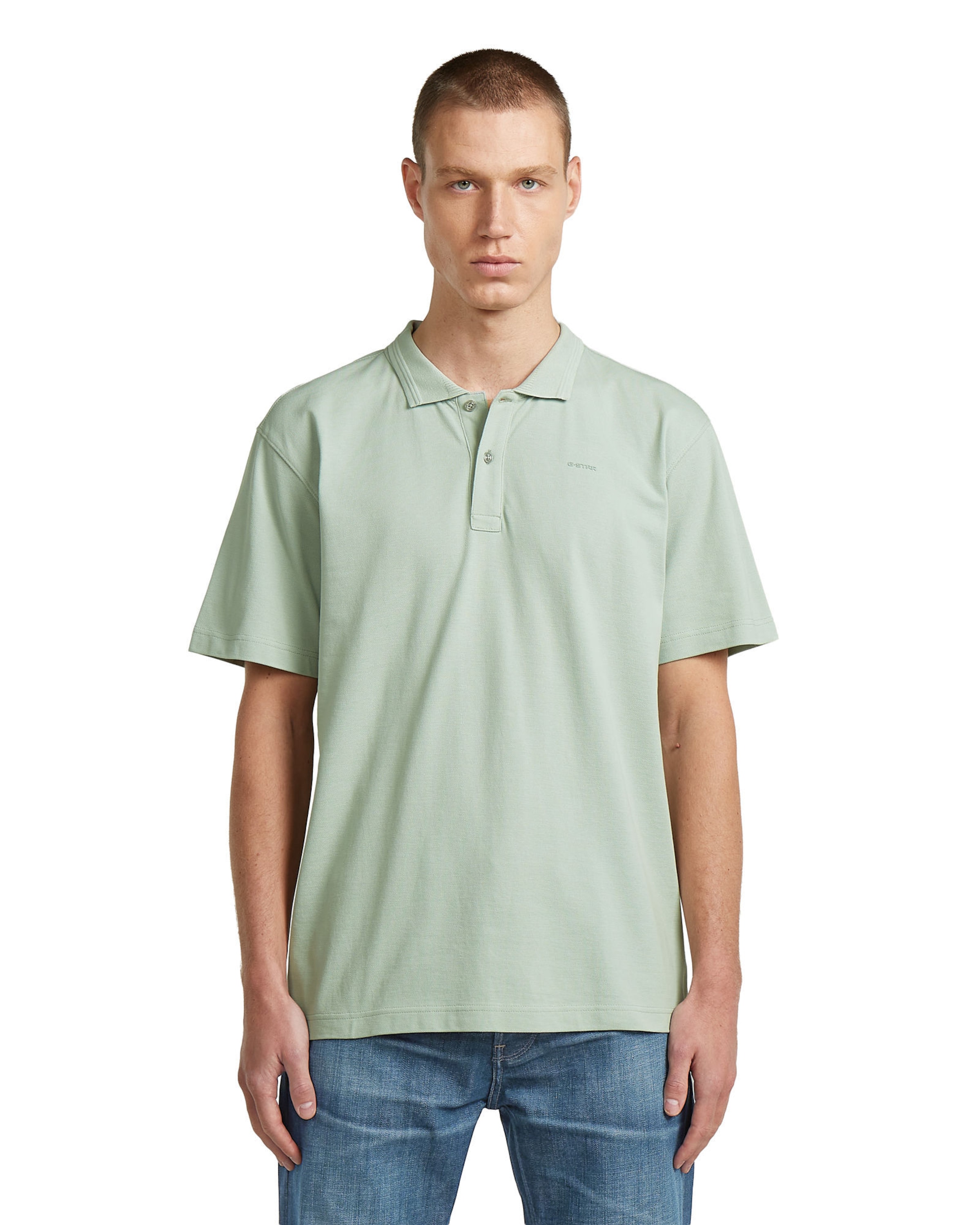 G-STAR Polo - 'Core Regular Polo' in Grün: Vorderseite