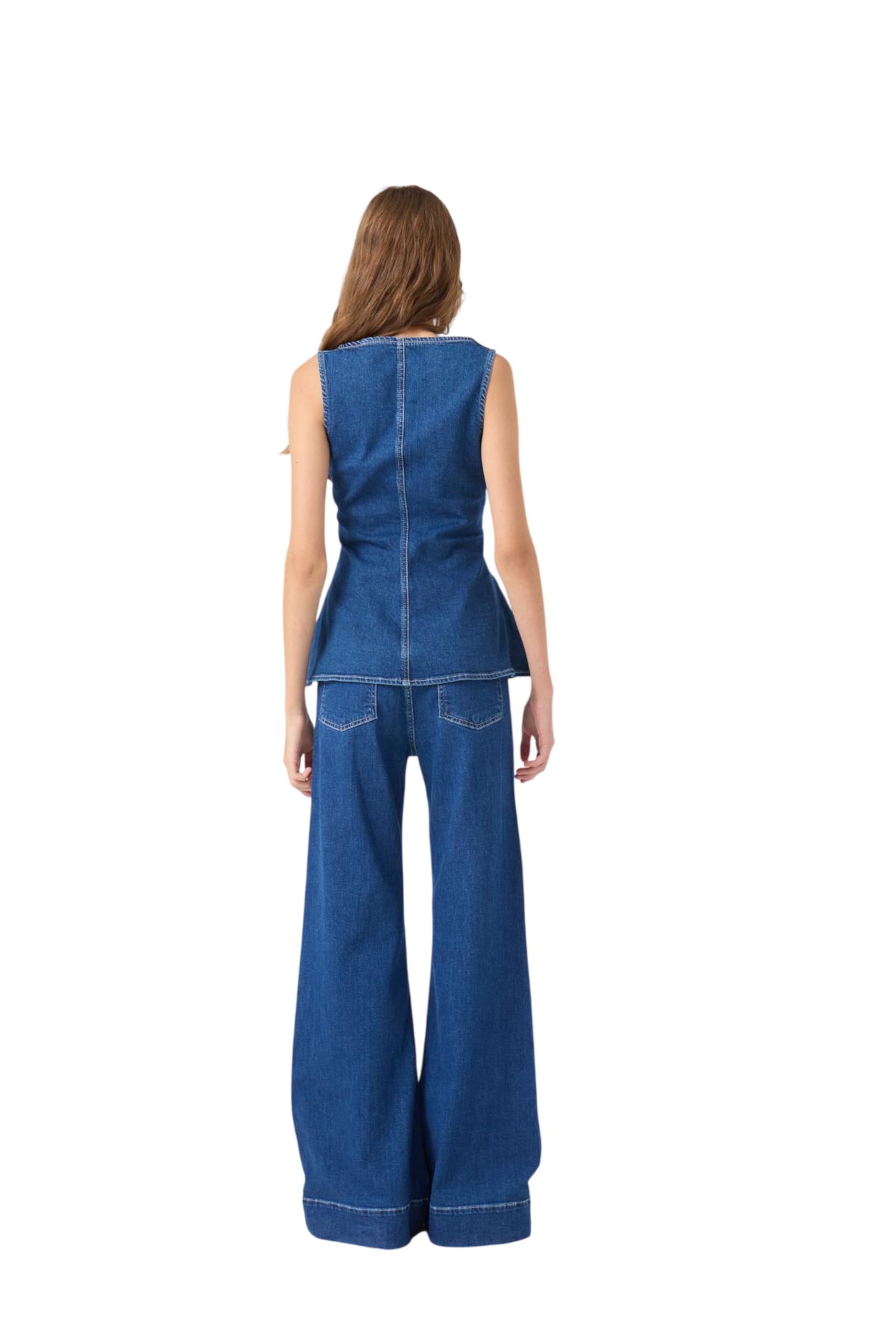 HOLLY LOLLY Flared Jeans in Blauw