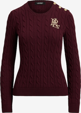 Pulover de la Lauren Ralph Lauren pe roșu: față