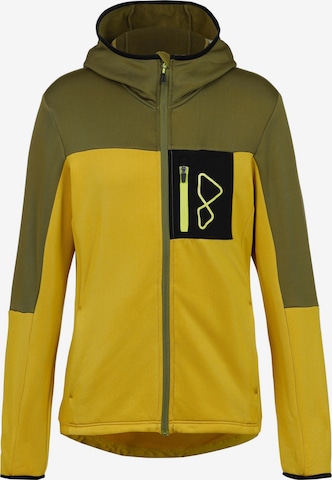 OCK Athletic Fleece Jacket in Yellow: front