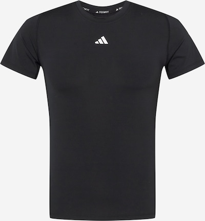 ADIDAS PERFORMANCE Funktionstopp 'Techfit ' i svart / vit, Produktvy