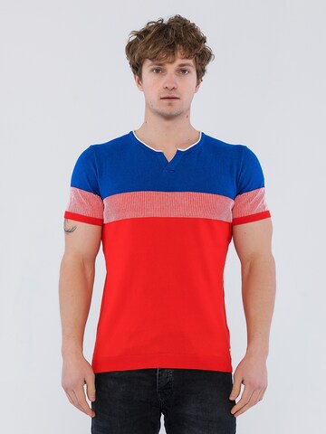 T-Shirt 'Jaydin' Felix Hardy en bleu : devant