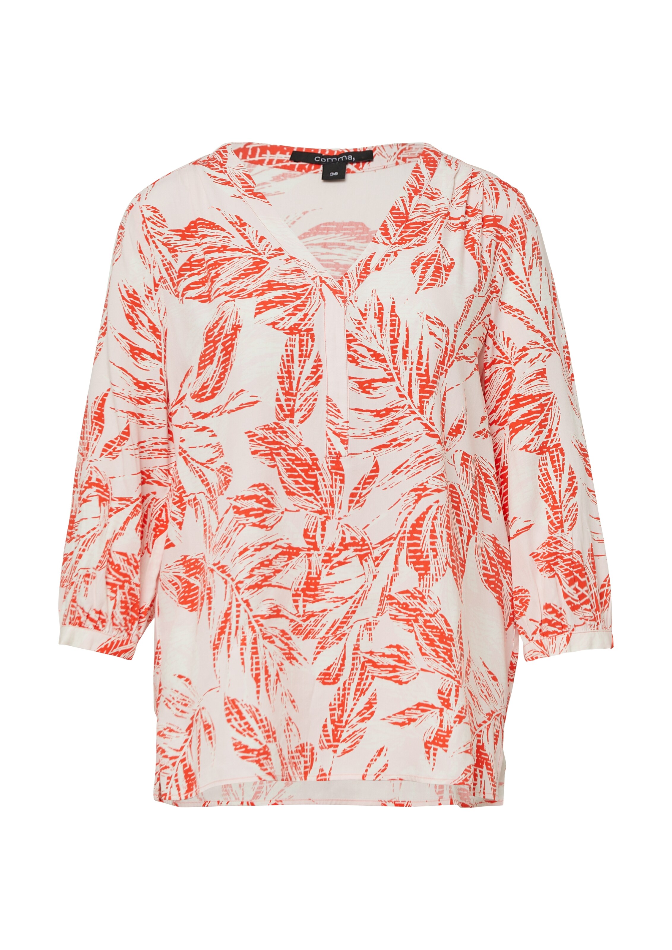 COMMA Blouse in Wit: voorkant