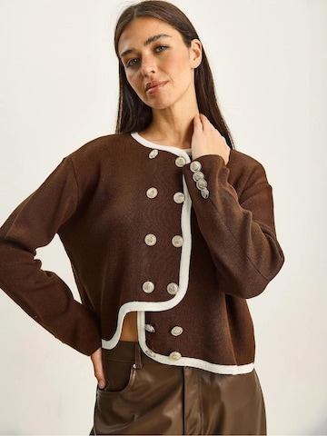 Bianco Lucci Strickjacke in Braun