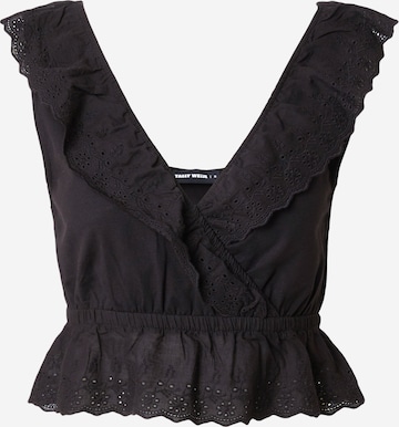 Tally WeijlTop - crna boja: prednji dio