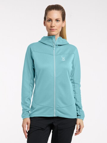 Haglöfs Athletic Fleece Jacket 'Frost' in Blue: front