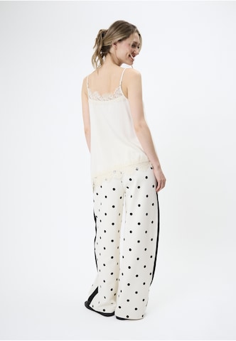 OH APRIL Wide Leg Hose 'Kael' in Weiß