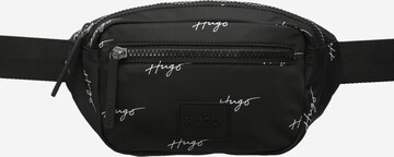 HUGO - Bolsa de cintura 'Ethon' em preto: frente