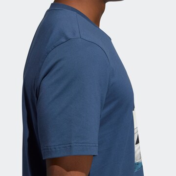 ADIDAS PERFORMANCE Regular Sportshirt 'Slept On' in Blau