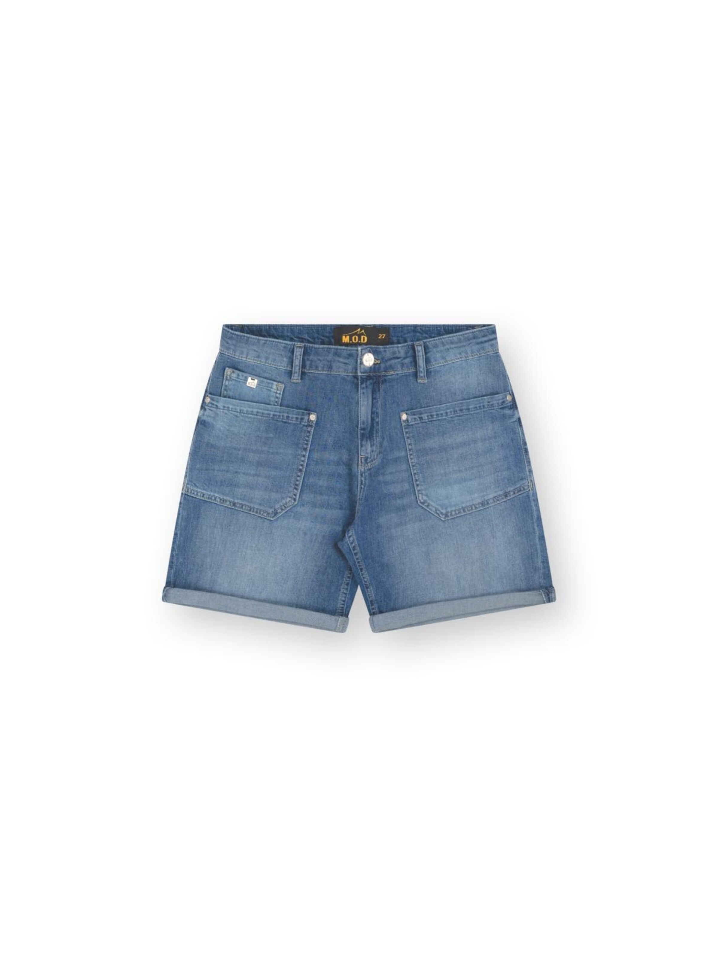 M.O.D MIRACLE OF DENIM Široký strih Džínsy - Modrá: predná strana