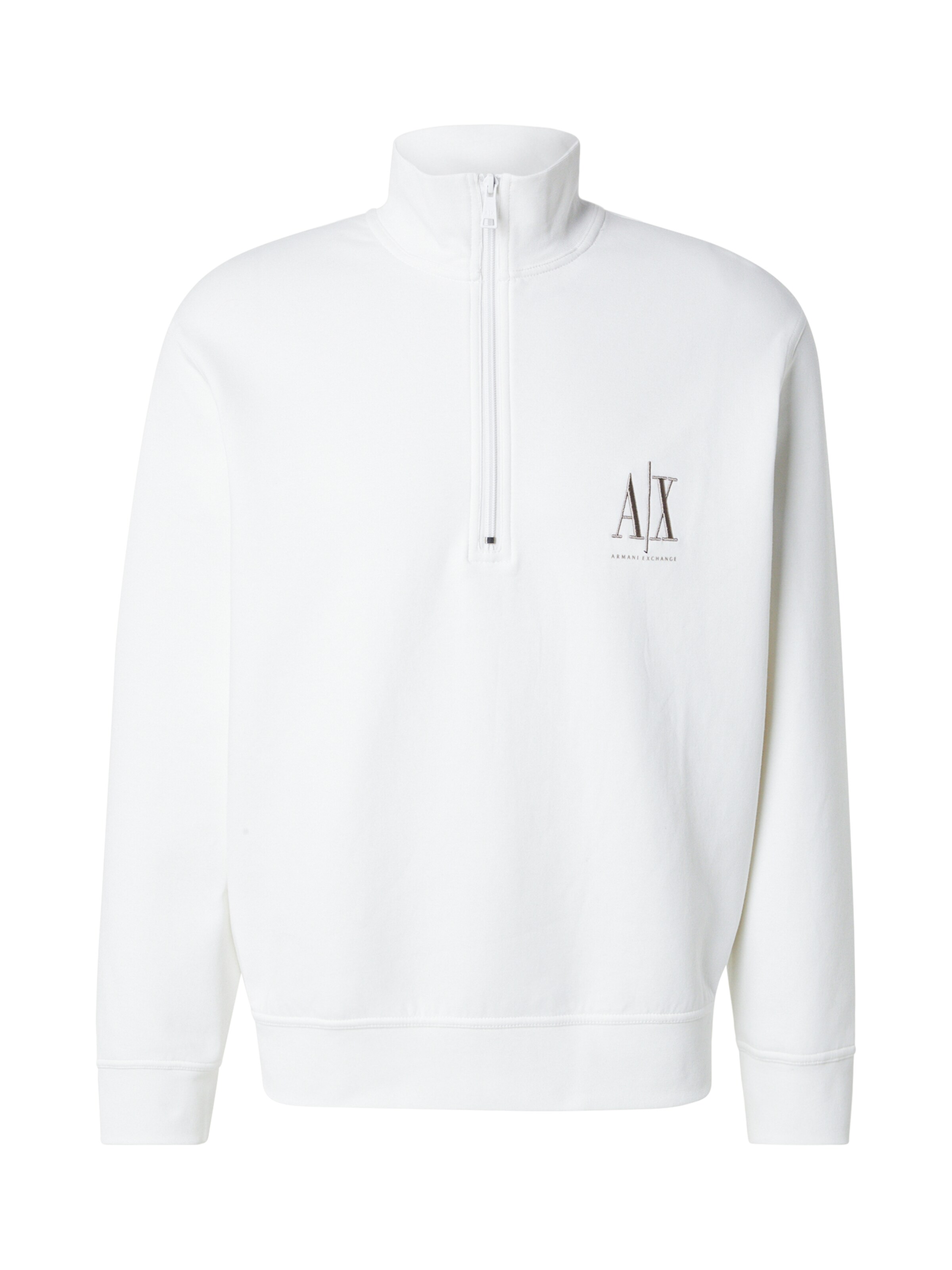 balts ARMANI EXCHANGE Sportisks džemperis: no priekšpuses