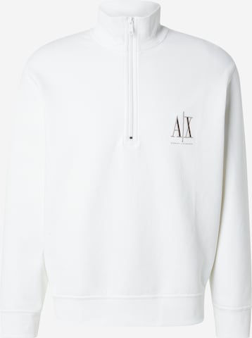 Felpa di ARMANI EXCHANGE in bianco: frontale