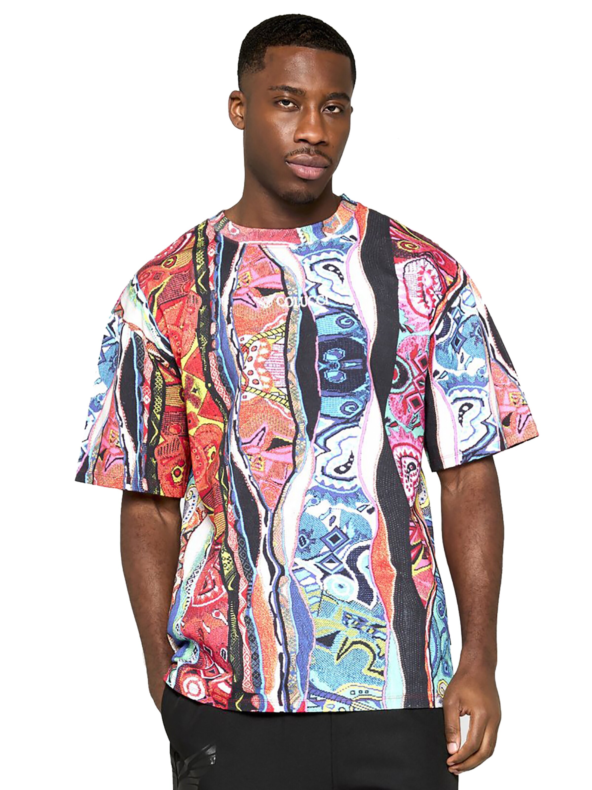 T-Shirt Colucci en rouge : devant
