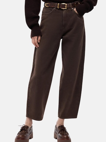Barrel Jean 'PINKO ESTELLE EGG BULL FISSO WASHED MARRONE PANTALONE' PINKO en marron