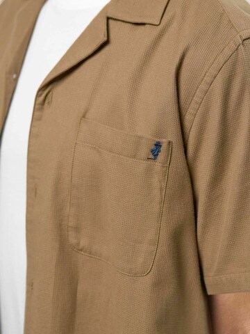 MCS Comfort fit Overhemd ' Jackson Shirt ' in Geel