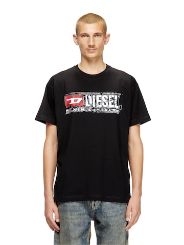 T-Shirt 'T-NORM-T6' DIESEL en noir : devant