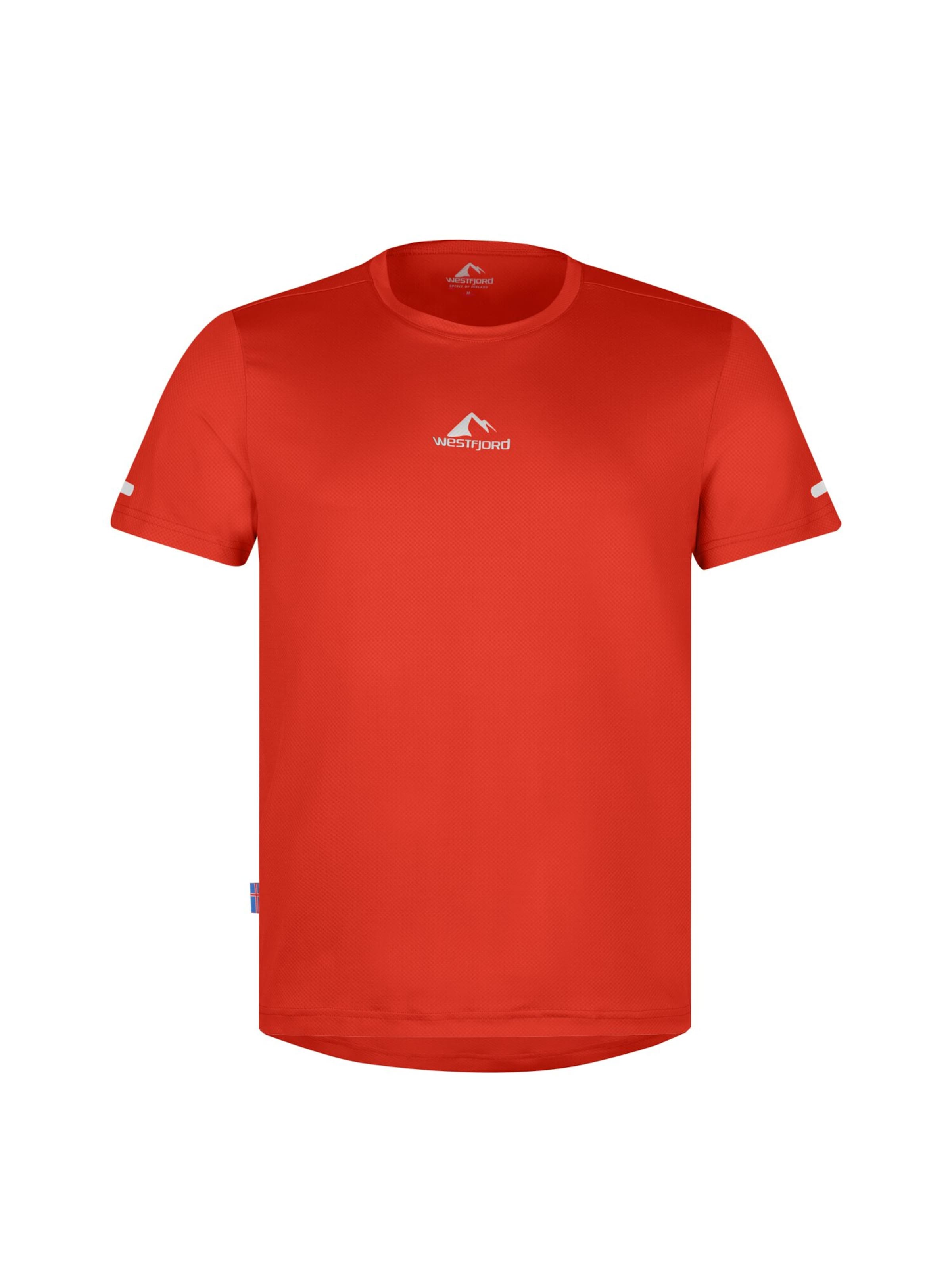 WESTFJORD Funktionsshirt‌‌‌ in Rot: Vorderseite