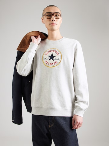 CONVERSE Sweatshirt in Grey: front