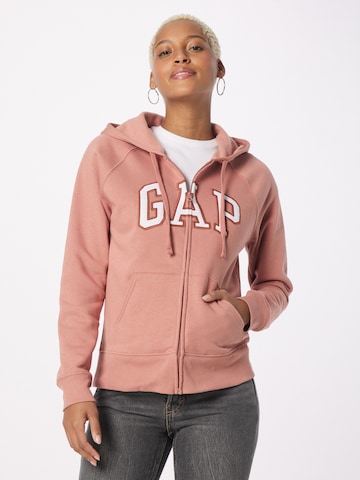 GAP Sweatjacke in Pink: predná strana